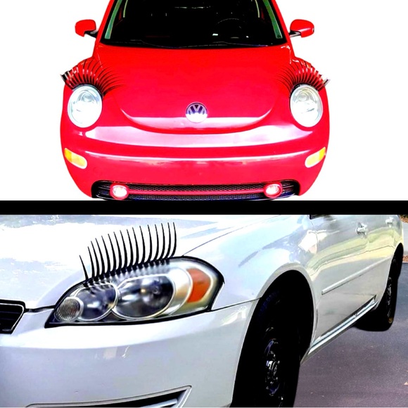 👀“Black CAR Eyelashes” for Your Car, Truck, SUV, Jeep Motorcycle … - Picture 9 of 16